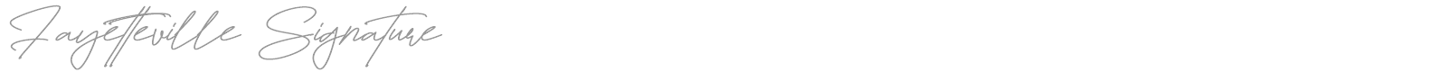 Fayetteville Signature font preview